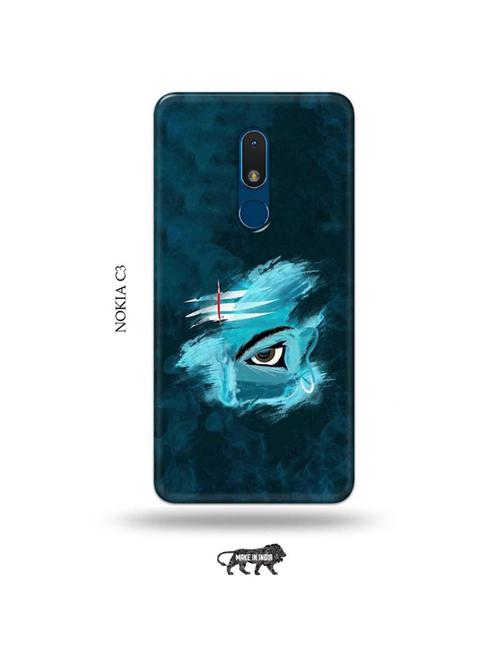 lord shiva back cover compatible with nokia c3 - 19010808 - Very Small Image - 1