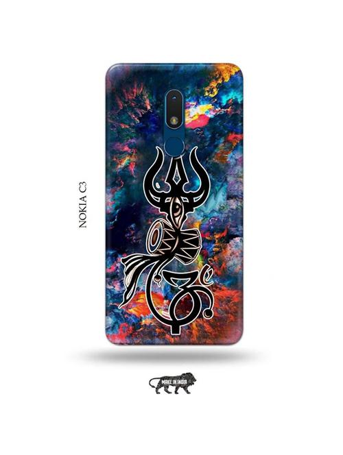 trishul back cover compatible with nokia c3 - 19010811 - Very Small Image - 1