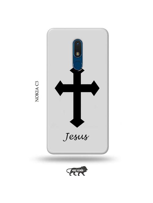 jesus cross back cover compatible with nokia c3 - 19010816 - Very Small Image - 1