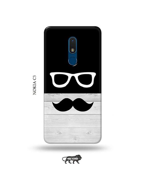 hipster back cover compatible with nokia c3 - 19010843 - Very Small Image - 1