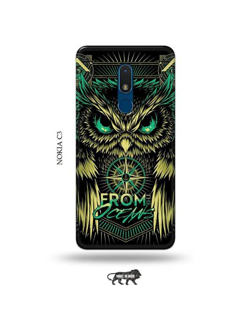 deadly owl back cover compatible with nokia c3 - 19010850 - Very Small Image - 1