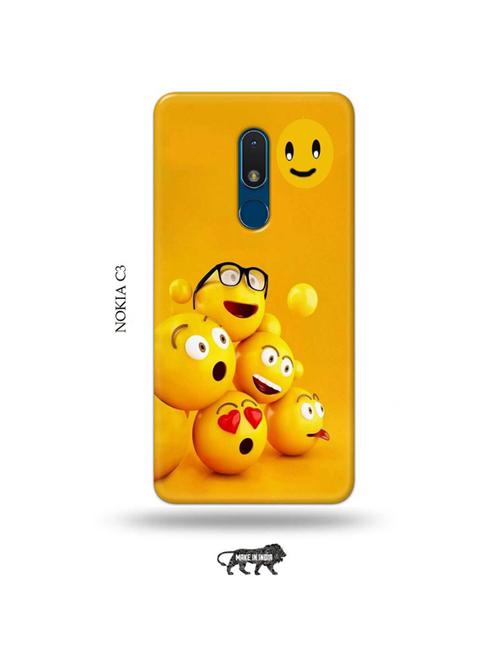 emoji fall back cover compatible with nokia c3 - 19010877 - Very Small Image - 1