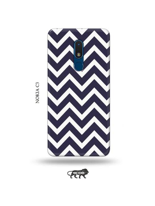 zig zag back cover compatible with nokia c3 - 19010912 - Very Small Image - 1
