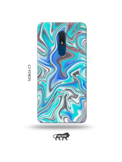 messy back cover compatible with nokia c3 - 19010915 - Very Small Image - 1