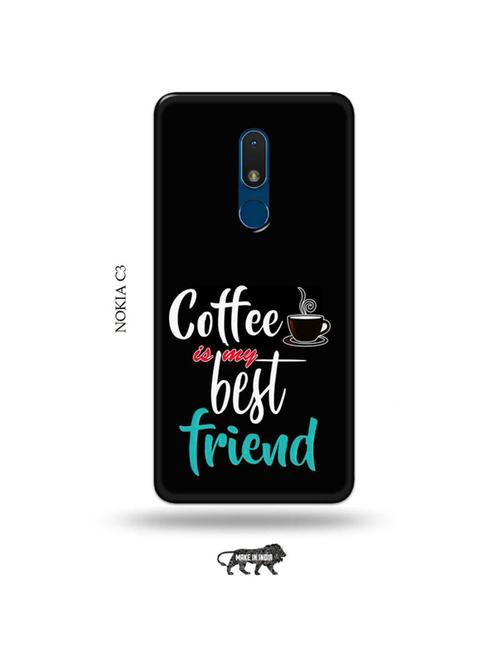 coffee is my best friend back cover compatible with nokia c3 - 19010930 - Very Small Image - 1