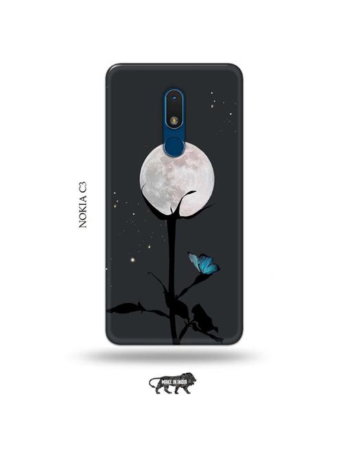 flowers back cover compatible with nokia c3 - 19011007 - Very Small Image - 1
