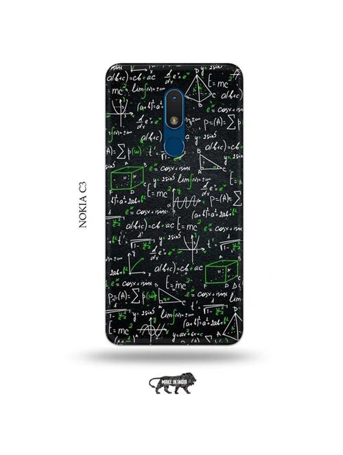 nerdy maths back cover compatible with nokia c3 - 19011028 - Very Small Image - 1