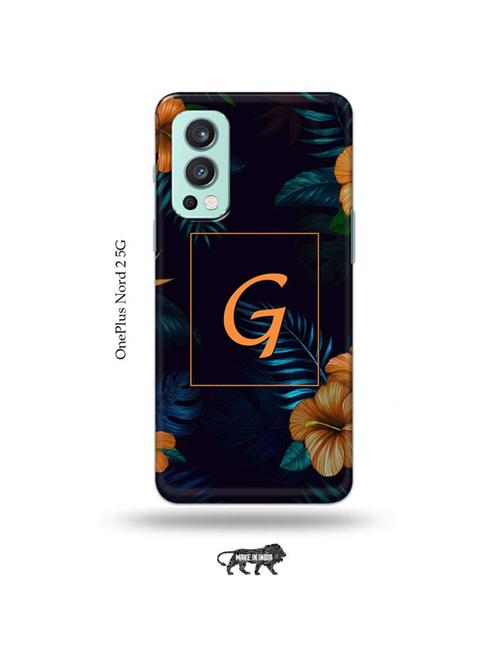 floral g back cover compatible with oneplus nord 2 - 19011130 - Very Small Image - 1