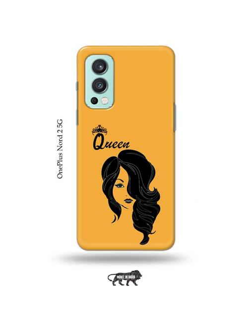 tweakymod designer printed hard case | queen back cover compatible with oneplus nord 2 - 19011169 - Very Small Image - 1