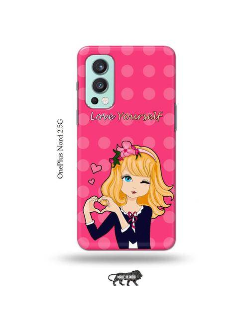 love yourself back cover compatible with oneplus nord 2 - 19011173 - Very Small Image - 1
