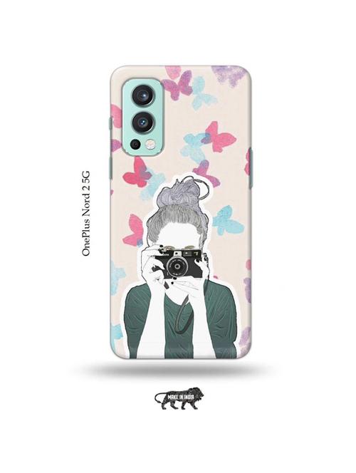 tweakymod designer printed hard case | camera buff girl back cover compatible with oneplus nord 2 - 19011351 - Very Small Image - 1