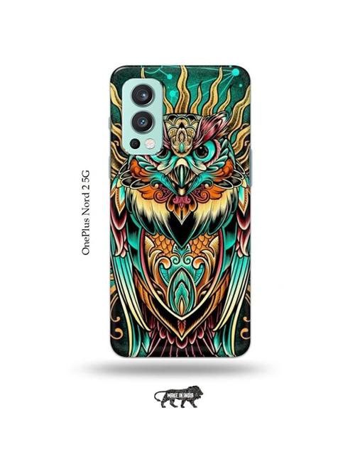 tweakymod designer printed hard case | tripy owl back cover compatible with oneplus nord 2 - 19011371 - Very Small Image - 1