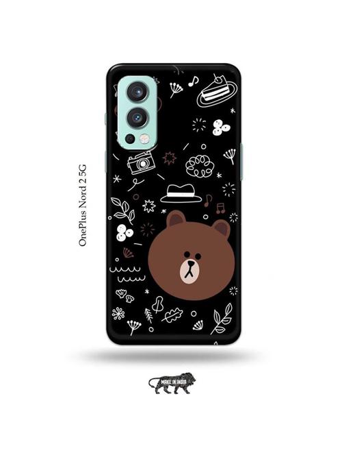 tweakymod designer printed hard case | teddy back cover compatible with oneplus nord 2 - 19011395 - Very Small Image - 1