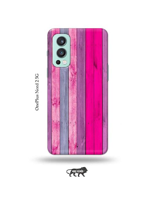 tweakymod designer printed hard case | pink wood back cover compatible with oneplus nord 2 - 19011462 - Very Small Image - 1