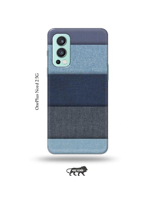 tweakymod designer printed hard case | blue pattern back cover compatible with oneplus nord 2 - 19011465 - Very Small Image - 1