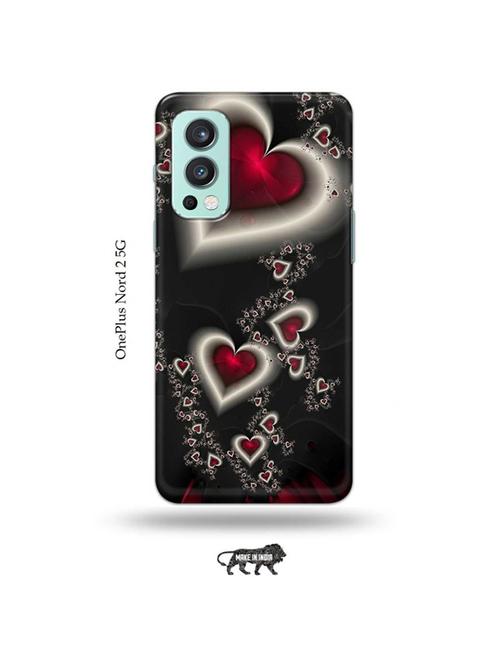 tweakymod designer printed hard case | love design back cover compatible with oneplus nord 2 - 19011478 - Very Small Image - 1