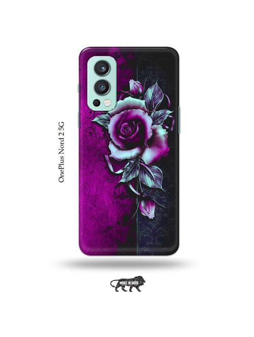 flowers back cover compatible with oneplus nord 2 - 19011532 - Very Small Image - 1