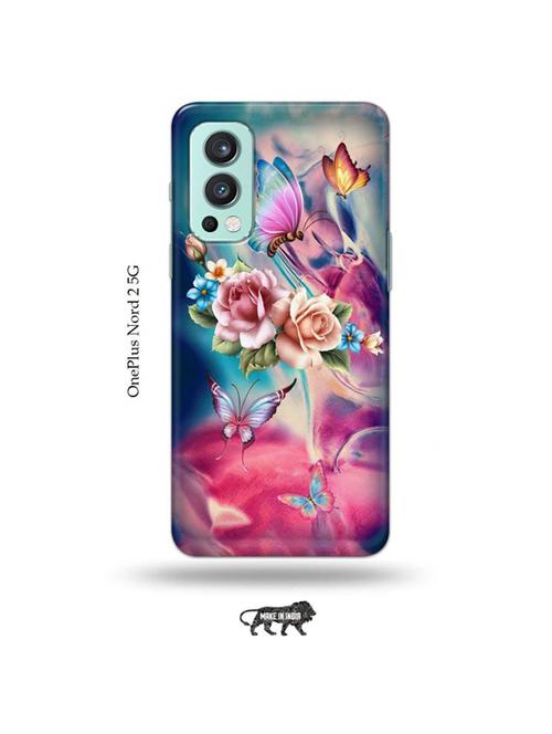 flowers back cover compatible with oneplus nord 2 - 19011534 - Very Small Image - 1