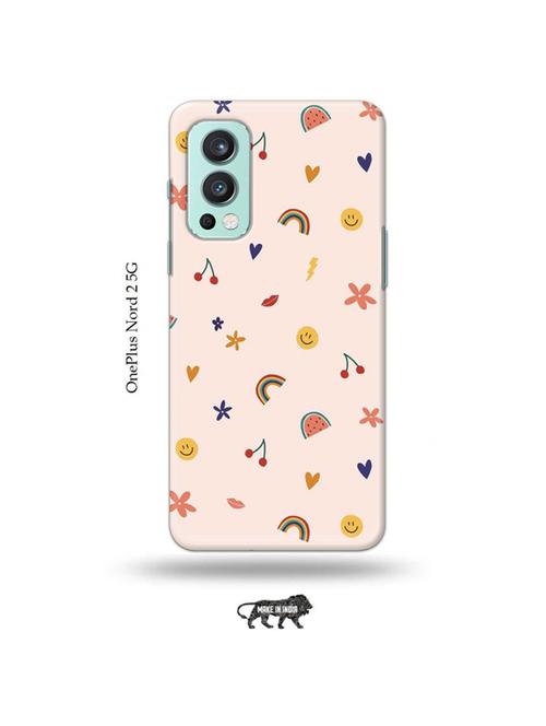 rainbow fruit back cover compatible with oneplus nord 2 - 19011551 - Very Small Image - 1