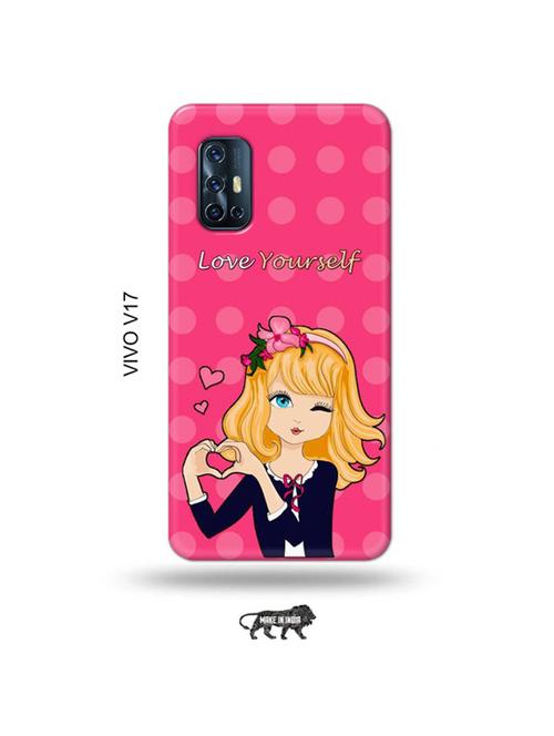 love yourself back cover compatible with vivo v17 - 19011692 - Very Small Image - 1