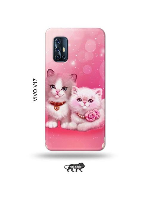 cute kitties back cover compatible with vivo v17 - 19011772 - Very Small Image - 1