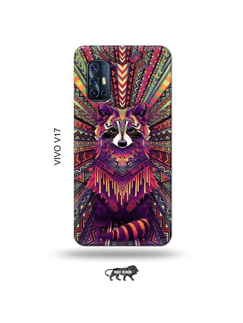 kalankari fox back cover compatible with vivo v17 - 19011779 - Very Small Image - 1