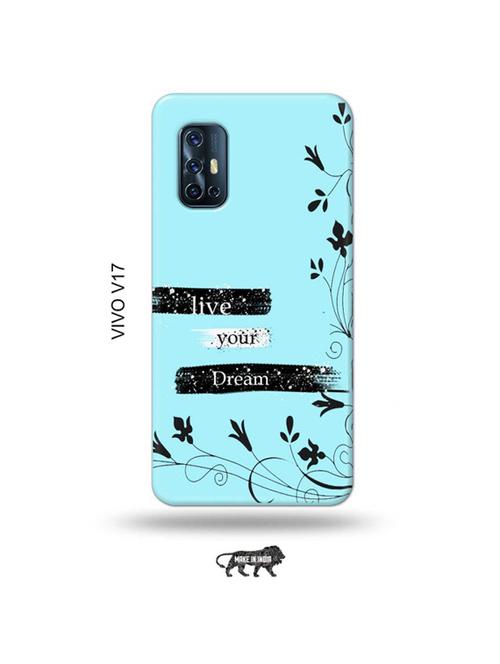 live your dream back cover compatible with vivo v17 - 19011818 - Very Small Image - 1