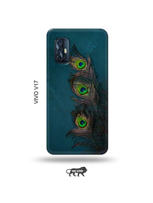 krishna feather back cover compatible with vivo v17 - 19011850 - Very Small Image - 1