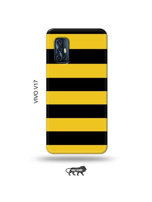 yellow strips back cover compatible with vivo v17 - 19011926 - Very Small Image - 1