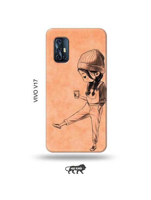 kiddo girl back cover compatible with vivo v17 - 19011965 - Very Small Image - 1