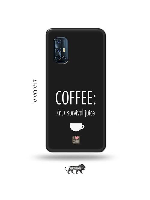 coffee survival juice back cover compatible with vivo v17 - 19011971 - Very Small Image - 1