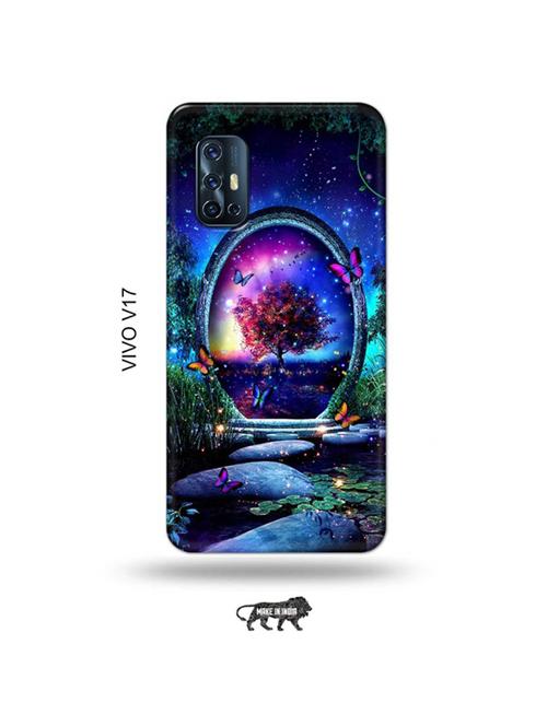 tweakymod designer printed hard case | flowers back cover compatible with vivo v17 - 19012033 - Very Small Image - 1