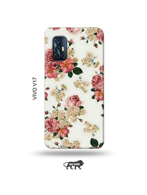 flowers back cover compatible with vivo v17 - 19012047 - Very Small Image - 1