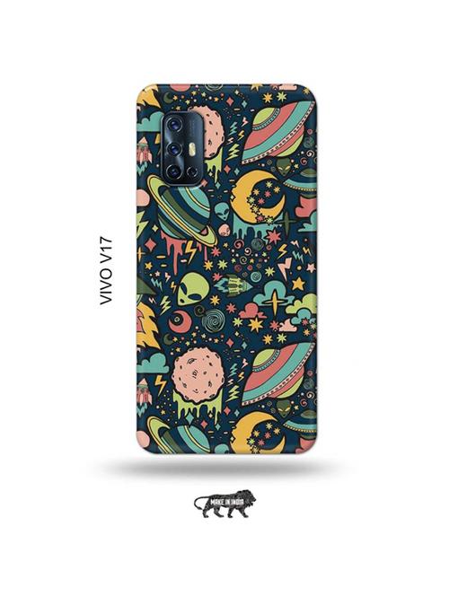 tweakymod designer printed hard case | flowers back cover compatible with vivo v17 - 19012064 - Very Small Image - 1