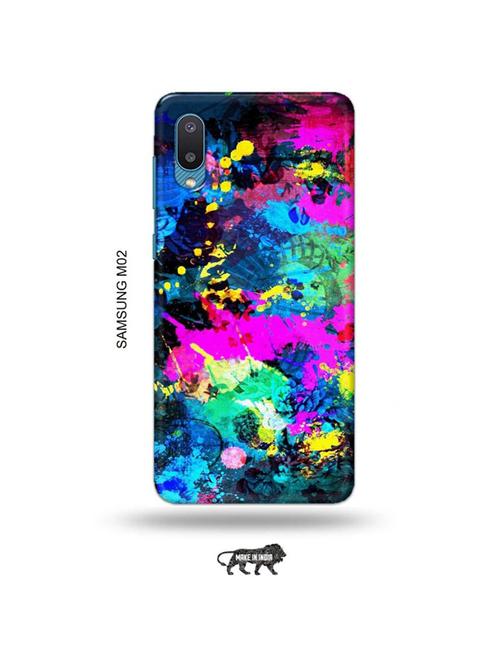 abstract back cover compatible with samsung m02 - 19012229 - Very Small Image - 1