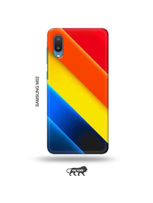 tweakymod designer printed hard case | cross strips back cover compatible with samsung m02 - 19012247 - Very Small Image - 1