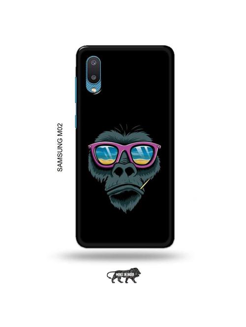 tweakymod designer printed hard case | cool ape back cover compatible with samsung m02 - 19012297 - Very Small Image - 1