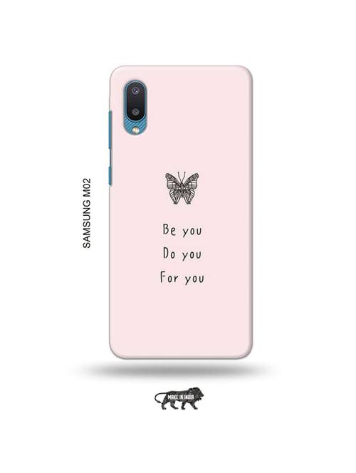 tweakymod designer printed hard case | be you back cover compatible with samsung m02 - 19012307 - Very Small Image - 1