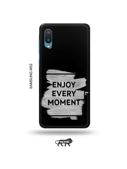 enjoy every moment back cover compatible with samsung m02 - 19012315 - Very Small Image - 1