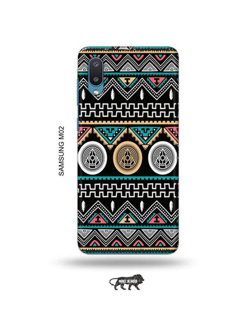 tweakymod designer printed hard case | kalamkari back cover compatible with samsung m02 - 19012344 - Very Small Image - 1