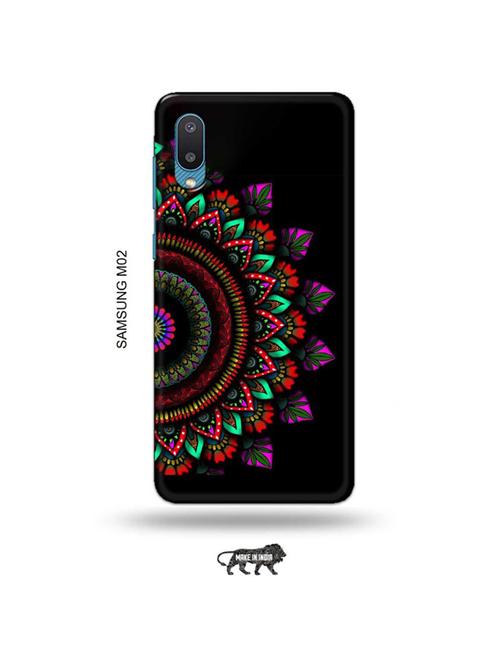 tweakymod designer printed hard case | aztec cercle back cover compatible with samsung m02 - 19012354 - Very Small Image - 1