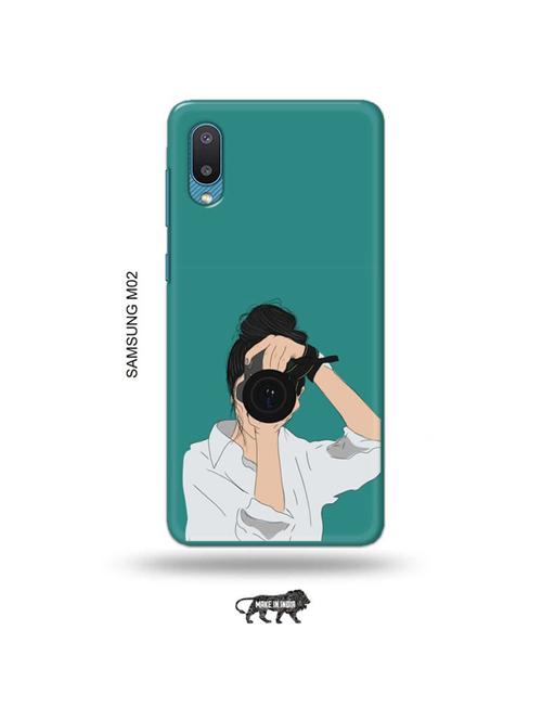 tweakymod designer printed hard case | korean heart gesture pink back cover compatible with samsung m02 - 19012388 - Very Small Image - 1