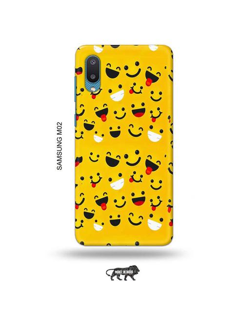 emojis back cover compatible with samsung m02 - 19012429 - Very Small Image - 1