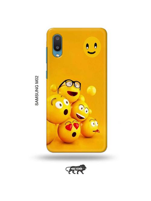 emoji fall back cover compatible with samsung m02 - 19012434 - Very Small Image - 1