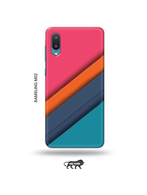 tweakymod designer printed hard case | strips back cover compatible with samsung m02 - 19012438 - Very Small Image - 1