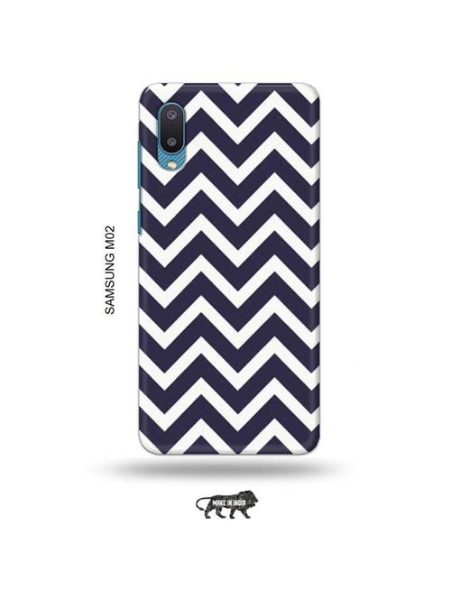 tweakymod designer printed hard case | zig zag back cover compatible with samsung m02 - 19012469 - Very Small Image - 1
