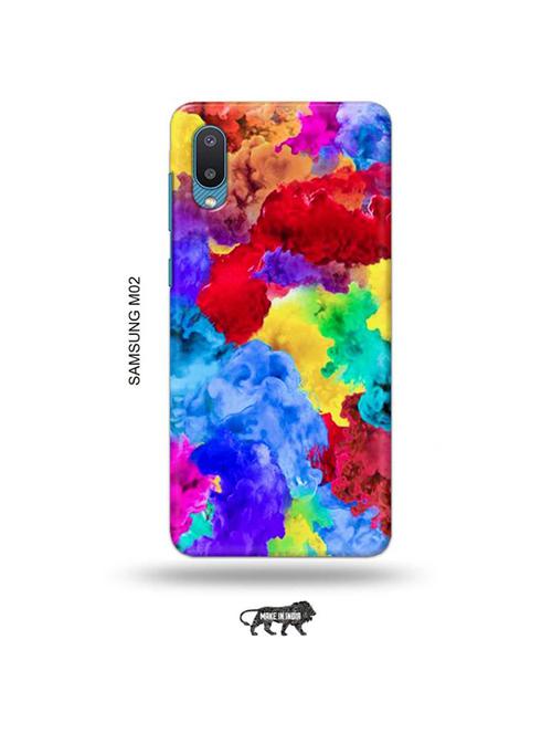 tweakymod designer printed hard case | color holi back cover compatible with samsung m02 - 19012476 - Very Small Image - 1