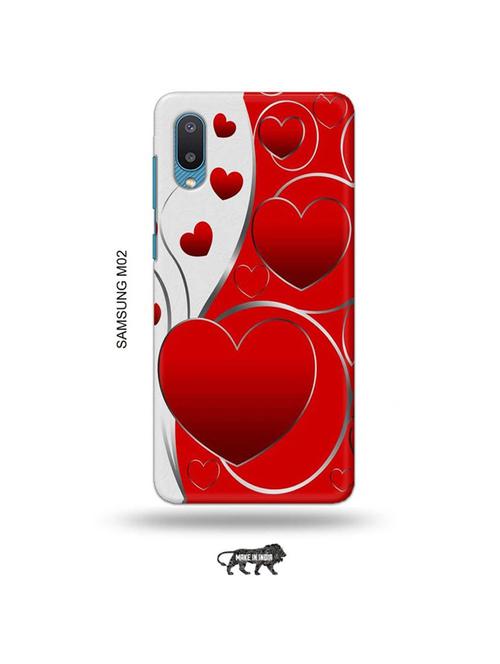 tweakymod designer printed hard case | love design back cover compatible with samsung m02 - 19012515 - Very Small Image - 1