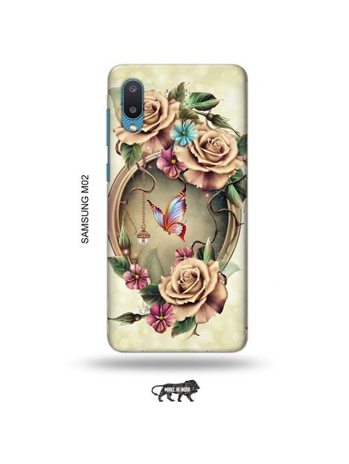 tweakymod designer printed hard case | floral back cover compatible with samsung m02 - 19012539 - Very Small Image - 1