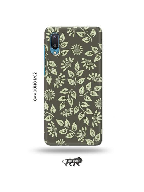 tweakymod designer printed hard case | flowers back cover compatible with samsung m02 - 19012554 - Very Small Image - 1